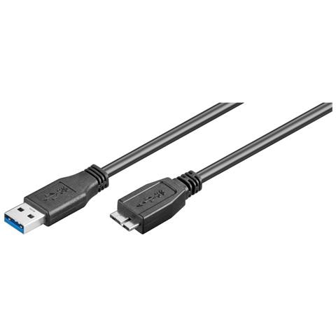 CAVO USB 3.0 A / Micro B M / M 1.8mt NERO - Foto 1