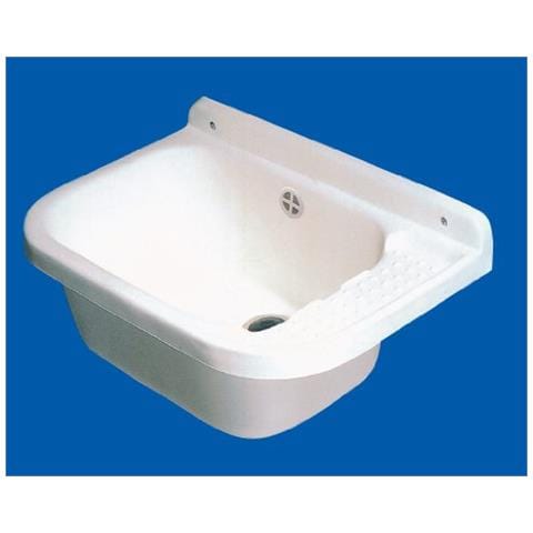 Lavatoio Pilozzo In Resina Cm 50 X 34 X 21 Con Sifone - Foto 3