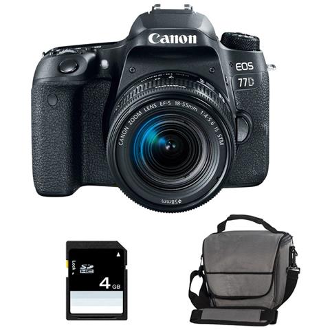 Eos 77d + 18-55 Is Stm Garanti 3 Ans + Sac + Sd 4go - Foto 1