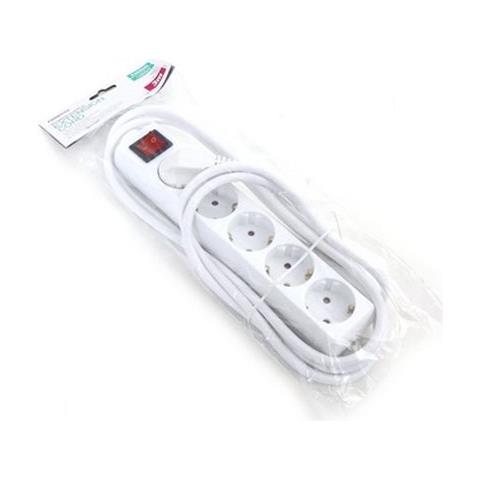 Multipresa 5 Prese Con Interruttore Omega Ol5g15w Bianco - Foto 1