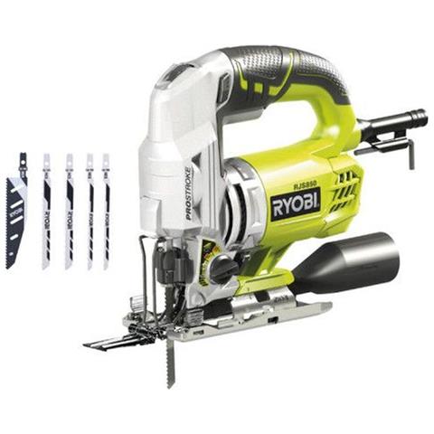 Seghetto Alternativo A Pendolo Ryobi 600w 85mm Legno - Set Di 5 Lame Rjs-850ka5 - Foto 7