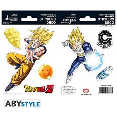 Abysse Corp Adesivi - 16x11cm / 2 Lati - Dbz / Goku-vegeta - Foto 1