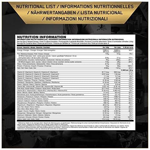 Optimum Nutrition Serious Mass Proteine Whey In Polvere Per Aumentare La Massa Muscolare Con Creatina, Glutammina E Vitamine, Peanut Butter, 8 Porzioni, 2.73 Kg, Il Packaging Potrebbe Variare - Foto 2