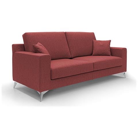 Divano 2 Posti Vertigo Made In Italy 146 Cm Rosso - Foto 1