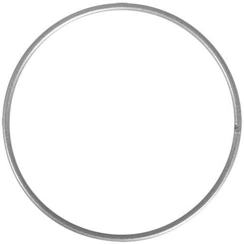 Anello In Metallo Argentato Ø 10 Cm - Foto 1