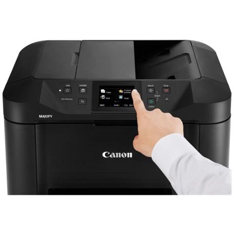 Stampante Multifunzione MAXIFY MB5150 Inkjet a Colori Stampa Copia Scansione Fax A4 24 ppm (B / N) 15,5 ppm (a Colori) Wi-Fi / Ethernet / USB - Foto 4