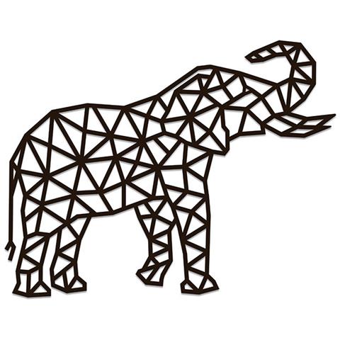 Puzzle Da Parete In Legno - Elefante 73,3 Cm - Foto 1