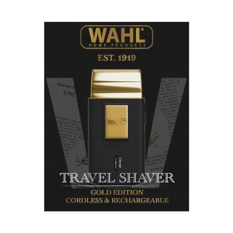 Rasoio Barba Travel Shaver Gold Edition 3615g +acc Ricaricabile - Foto 1
