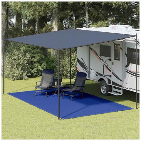 Tappeto Da Tenda 300x500 Cm Blu In Hdpe - Foto 7