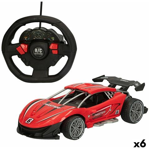 Macchinina Radiocomandata Speed & Go 22 X 7 X 11 Cm 1:16 Rosso 6 Unità - Foto 1