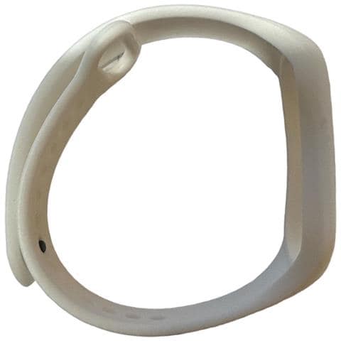 Universal Silicone Strap For Smart Bracelet Models - Sm6 Sm7 Sm8 / Xiaomi Mi Band 5 6 7 White - Foto 1