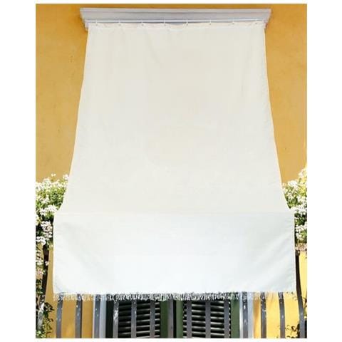 Tenda Da Sole A Caduta In Poliestere 140x250 Cm Da Balcone - 140x250 Cm Beige - Foto 1