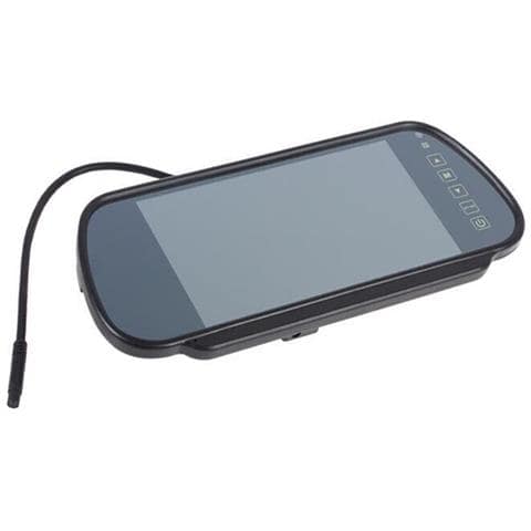 Specchietto Bluetooth Vivavoce Auto Retrovisore Lcd 7" Cavo Retromarcia Av1 Av2 - Foto 2