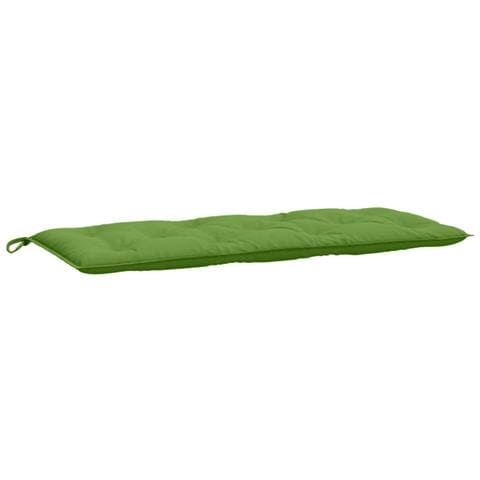 Cuscino Per Panca Da Giardino Verde Mélange 120x50x7cm Tessuto - Foto 2