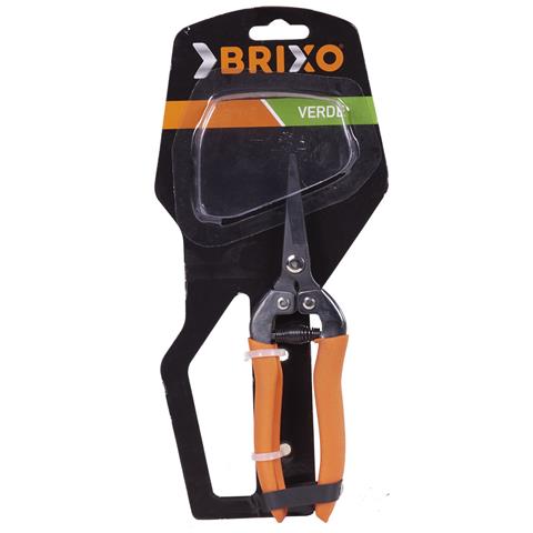 Forbici Ortofrutta Cogliuva In Acciaio Lama Curva 18cm Brixo - Foto 2