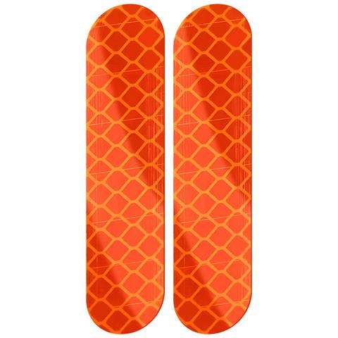 Adesivi Riflettenti Da Copriforcella Per Ninebot Serie F, Arancione - Foto 4