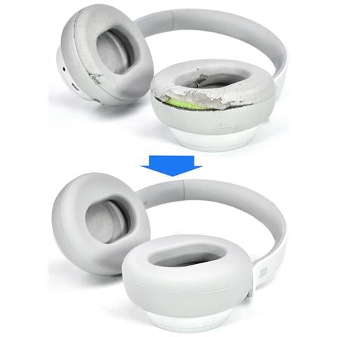 Cuscinetti Auricolari Per Cuffie Microsoft Surface Grey - Foto 2