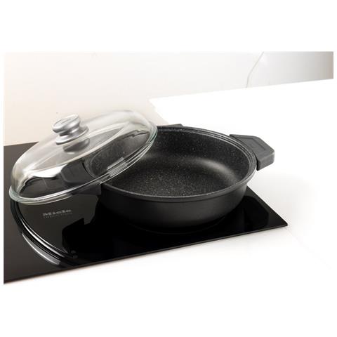 Tegame Granito Premium - Antracite - Alluminio Pressofuso - 24x24x7 Cm - Foto 4