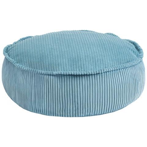 Pouf Rotondo Per Bambini, Aesthetic, Turchese - Foto 1