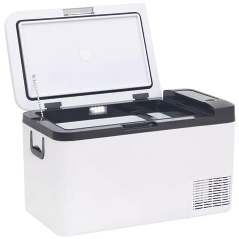 Borsa Frigo con Manico e Adattatore Nera e Bianca 25 L PP e PE - Foto 2