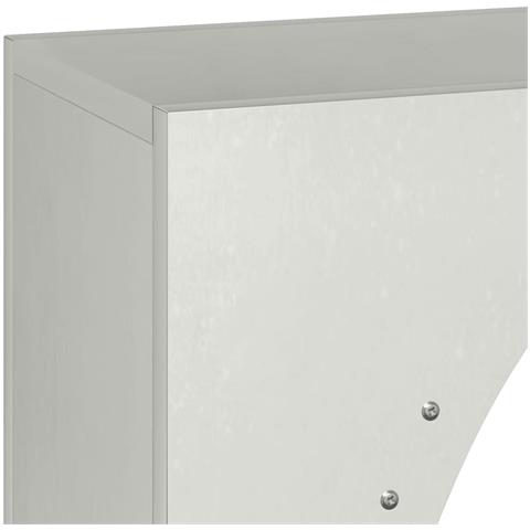 Rastrelliera per Legna da Ardere 50x23x100 cm in Acciaio Inox - Foto 9