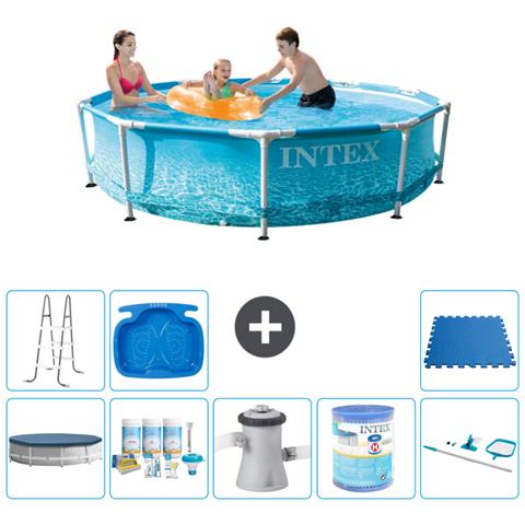 Piscina Fuori Terra - In Giro - 305x76 Cm - Blu - Include Accessori Coordinati A1321 - Foto 1