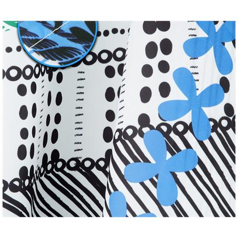 Tenda Da Doccia In Tessuto Bianco Impermeabile 183x183 Cm - Foto 2