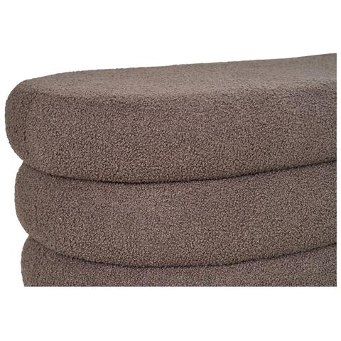 Panca Dartford - Marrone - Tessuto - 103x45x44 Cm - Foto 7