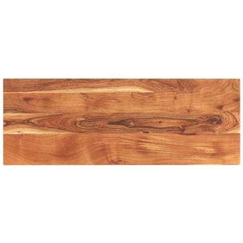 Piano Tavolo 140x50x2,5 cm Rettangolare Legno Massello Acacia - Foto 1