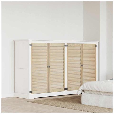 Porta per Armadio 4 pcs Naturale 140.5 x 2.1 x 49.5 cm - Foto 2
