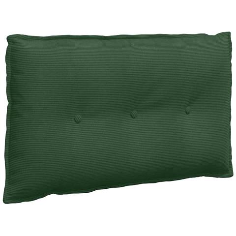 Cuscino per Schiena Verde Giungla 80 x 50 cm Tessuto in Cords - Foto 1