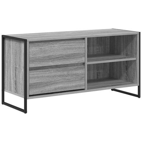 Mobile TV Grigio Sonoma 100 x 36 x 49,5 cm Legno multistrato - Foto 1