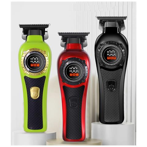 Tagliacapelli Professionale Per Incisioni - Regolabarba Senza Fili Con Display Led Black - Foto 6