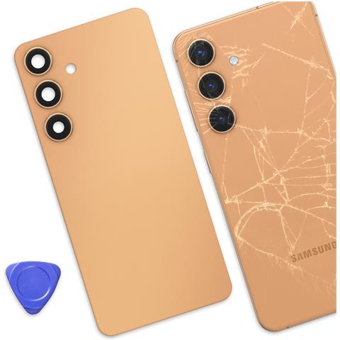 Coperchio Batteria Di Ricambio Per Galaxy S24 Con Adesivo Integrato - Foto 2