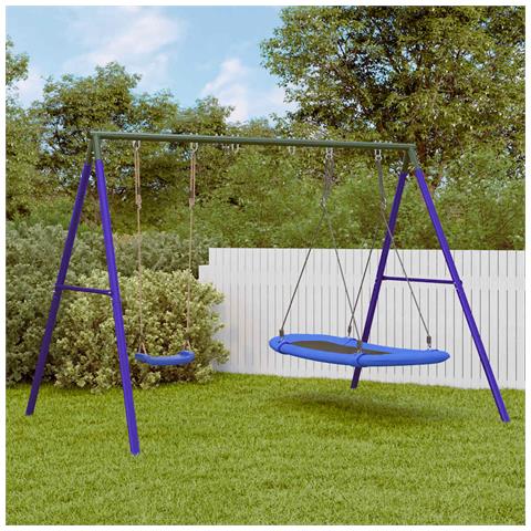 Set Gioco da Esterno con Altalena e Altalena a Disco - Foto 2