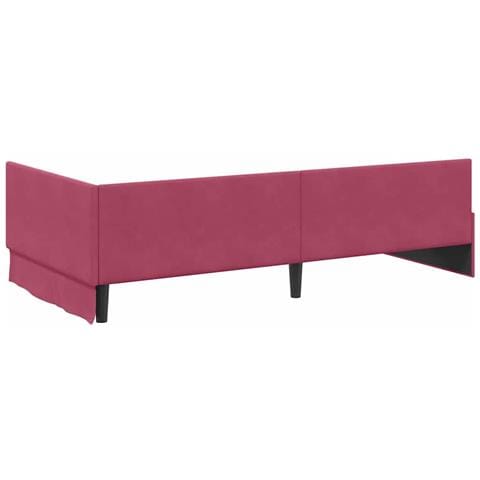 Struttura Letto Angolare con Materasso 2 pcs Verde Velluto - Foto 9