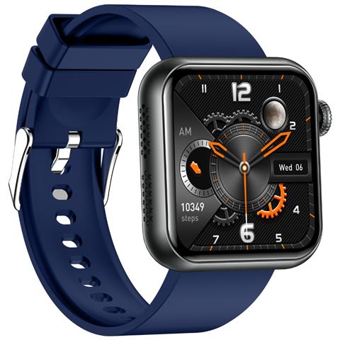 Smartwatch Con Chiamata Bluetooth E Monitoraggio Della Salute - Ossigeno Nel Sangue, Frequenza Cardiaca, Monitoraggio Del Sonno Blue - Foto 2