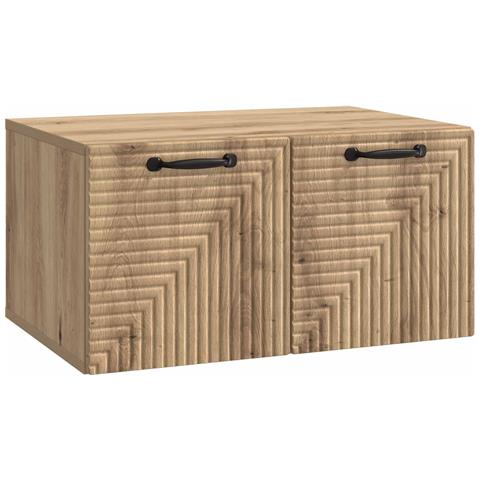 Mobile Porta TV da Muro Rovere Artigianale 59,5 x 41 x 30 cm - Foto 1
