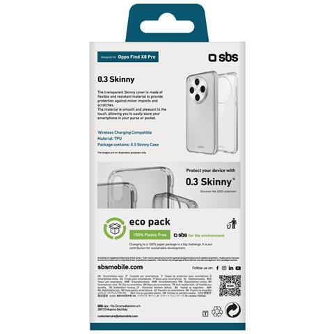 TESKINOPFX8PT custodia per cellulare 17,2 cm (6.78") Cover Translucent - Foto 3