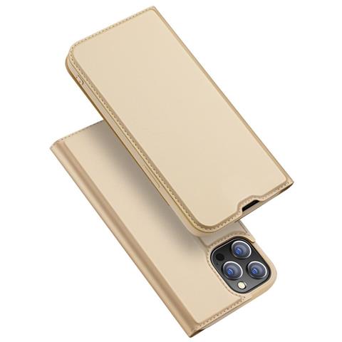 Skin Pro Bookcase Tipo Custodia Iphone 13 Pro Dorata - Foto 1