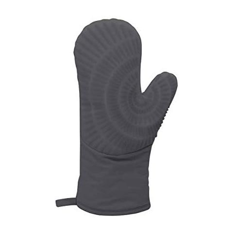 61033 - Guanto da cucina in cotone e silicone - Nero - Foto 1