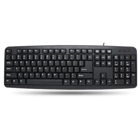 Tastiera USB 8057685302839  (Layout Americano) Colore Nero - Foto 1