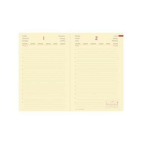 pz. 1 Agenda Daily 21 Habana nero 13x21 cm 375002Q - Foto 1