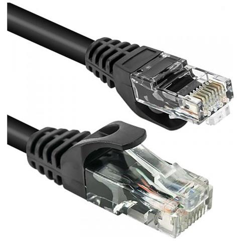 Cavo Utp Categoria 6 Nero 5 Mt - Foto 5