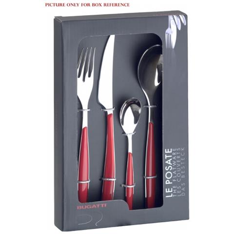 Servizio Posate 4pz Posto Tavola ""glamour"" Avorio - Foto 2