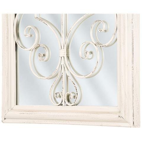 Specchio Da Parete In Color Bianco Antico 50 X 98 Cm Campel - Foto 14