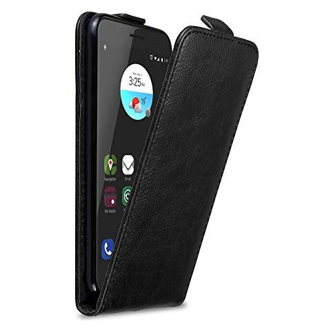 Custodia Compatibile Con Zte Blade V7 In Nero Di Notte - Coperchio Protettivo In Design Flip Con Chiusura Magnetica - Foto 1