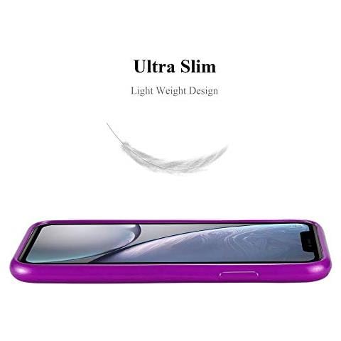 Cadorabo Custodia Compatibile Con Apple Iphone Xr In Viola - Coperchio Protettivo In Silicone Tpu Flessibile Con Design Spazzolato - Foto 2