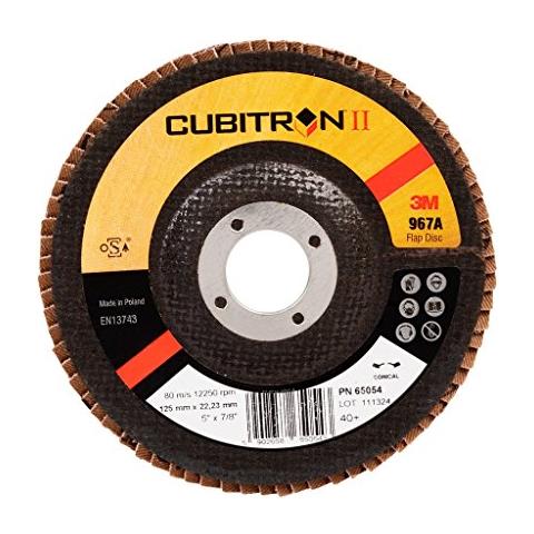 Cubitron Ii 967a Dischi Lamellari Version Conica 115 Millimetri 40+ Pn 65054, 1 Pezzo / Cartone - Foto 1