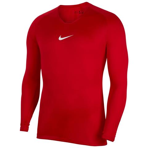 Dry Park First Layer Longsleeve Uomo Maniche Lunghe A Compressione Taglia S Eu Colore Rosso - Foto 2